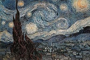 Starry Night by Vincent Van Gogh Poster Print