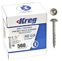 Kreg SML-HL125-500 Pocket Hole Screws 1-1/4-Inch #7 Hi-Lo Washer-Head 500ct