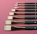 Silver Brush "Grand Prix" Bristle Brush- Flat #0