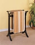 Contemporary "Merlot" Blanket Rack By Powell Furniture