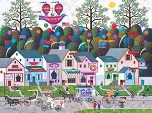Wysocki Puzzles on Piece Charles Wysocki Confection Street Jigsaw Puzzle Toys Games