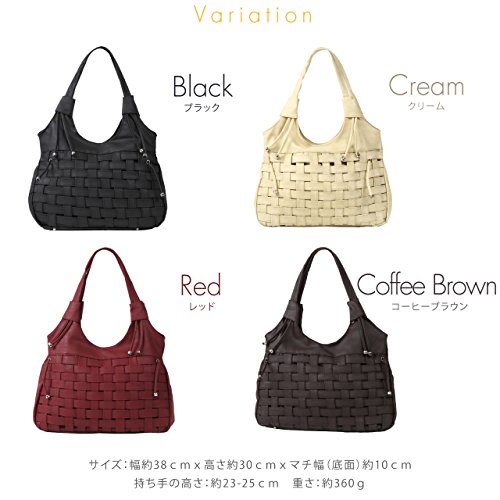 ヴァウアンゾン VOW&ZON 編み込み メッシュ カジュアル ショルダーバッグ 手提げバッグ ハンドバッグ レディース 鞄 学生 通勤 ビジネスバッグ トートショルダー