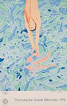1972 Olympics (Collectable Poster) fine art print by David Hockney, 101cm x 63cm