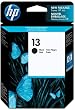 HP 13 Black Ink Cartridge in Retail Packaging