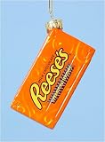 Review Kurt Adler  / Hershey's Reese's Chocolate Peanut Butter Cups Glass Christmas Ornament