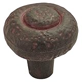 Hickory Hardware P3002-RI 1-1/4-Inch Refined Rustic Knob, Rustic Iron