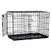 Precision Pet Products Black ProValu2 Dog Crate 3000, 30-Inch-by-19-Inch-by-21-Inch, 1-Door