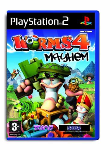 Childrens Toyshop  Video Games : Worms 4: Mayhem (PS2)