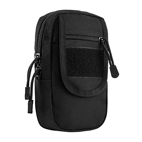 Ultimate Arms Gear Large MOLLE Modular Utility Compact Tactical EMT First Aid Gadget Bag Pouch, Black