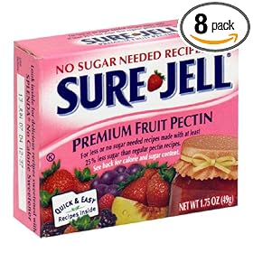 Sure-Jell Premium Fruit Pectin, Light, 1.75-Ounce Boxes (Pack of 8)