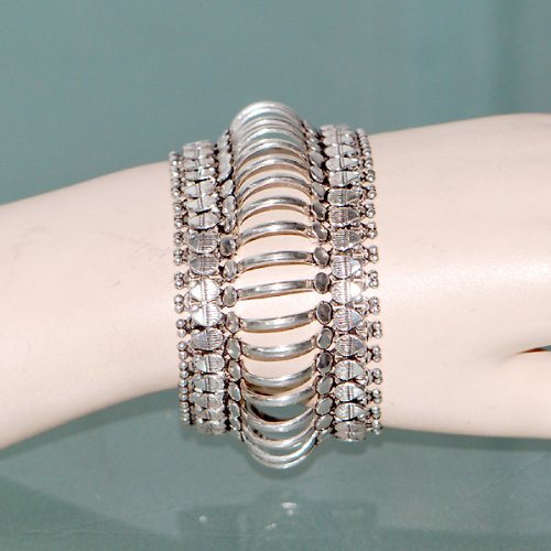Rajrang Oxidised Silver .925 Bollywood Jewellery Bracelet & Bangle for Women Valentines Jewelry