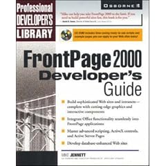 FrontPage 2000 Developer's Guide (Professional Developer's Library)