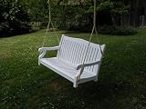 SFK Furniture 48 White Modern Estate Swing