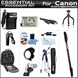 Essential Accessory Kit For Canon EOS Rebel T3i, T2i Digital SLR Camera Inc ....