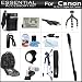 Essential Accessory Kit For Canon EOS Rebel T3i, T2i Digital SLR Camera Includes Extended (1700Mah) Replacement LP-E8 Battery + AC/DC Charger + Backpack Case + HDMI Cable + Remote Switch + 57