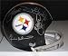 ''Pittsburgh Steelers Steel Curtain Mini Helmet ~ Autographed by Joe Greene, Dwight White (d), Ernie