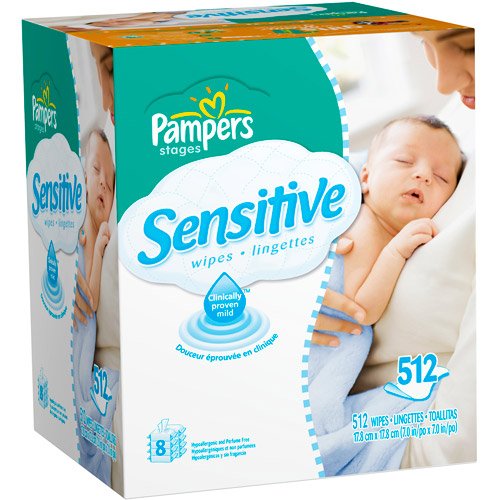 Pampers Stages Sensitive Wipes (1024 count)