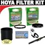 Hoya Digital TWO Glass Lens Filters (UV Haze & Circular PL Polarizer) + Lens Adapter Tube (If Needed) + Lenspen + Lens Cap Keeper + DB ROTH Micro Fiber Cloth For The Nikon D3 D40 D40X D50 D60 D70 D80 D90 D100 D200 D300 D700 Digital SLR Cameras Which Have Any Of These (18-135mm 18-105mm 18-70mm 16-85mm) Nikon Lenses