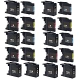 FREE POST!! Four Set Four TwoBlack Compatible ink for Brother MFC-J6510DW Printer, Free UK Mainland post, quality UCI ink sold by UK compatible ink