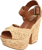 MIA Limited Edition Womens Bamboo Sandal,Natural Raffia,6.5 M US