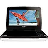 Philips PD9000/37 9-Inch LCD Portable DVD Player with 5 Hour Battery, White