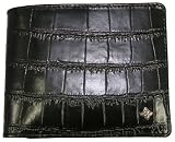 William Walles (ウィリアムウォレス) 財布 Carlo Short Wallet BK WW-7838BK メンズ
