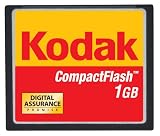 Kodak Compact Flash Card 1 GB KPCF1GBSCS (Retail Package)