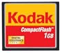 Kodak Compact Flash Card 1 GB KPCF1GBSCS (Retail Package)