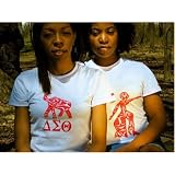 Delta Sigma Theta Elephant Fitted T-Shirt - SMALL