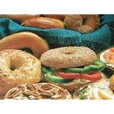 Handmade Bagels - Sugar Free, Low Sodium, Low in Carbohydrates, High Fiber Oat Bran 5 pk.