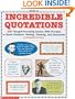 Incredible Quotations (Grades 4-8) (reproducible)