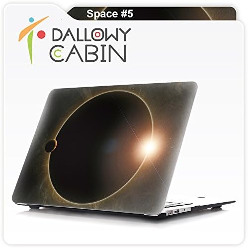 DallowayCabin Hot New Ultra Slim Fashionable Outer Space Galaxy Planet Series Protective Case Cover Shell with Free Keyboard Cover for Macbook 11 12 13 15 inch