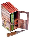 Coffret abri de jardin comprenant 3 ouvrages + 1 plantoir Image du produit