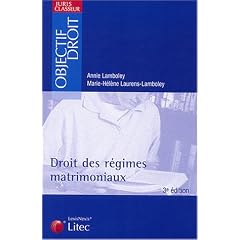Droit des r�gimes matrimoniaux (ancienne �dition)