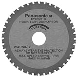 Panasonic EY9PM11D 4-3/8 inch 40 Tooth Thin Metal Cutting Saw Blade with 20-Millimeter Arbor