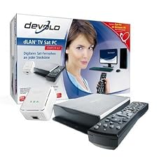 Devolo dLan TV Sat Starterkit DVB-S2 Adapter zum Empfang von TV auf Ihrem PC im Starter-Kit