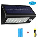 Flylinktech ソーラーライト 人感センサー 32led 屋外 玄関 など対応  防犯 防雨