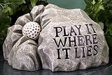 Play It Where It Lies Rock w/ Key Holder
