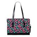 Cherries Laptop Bag - Black
