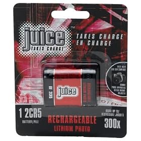 Juice 2CR5 Rechargeable Photo Lithium Batteries