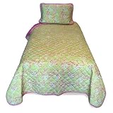 Cherry Blossom Quilt and Sham Set - Twin