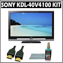 Sony Bravia V-Series KDL-40V4100 40-inch 1080p LCD HDTV + Deluxe Accessory Bundle w/ 3 Year Warranty
