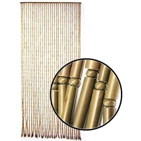Natural Bamboo Beaded Curtains
