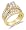 Size - 4 - 14k Yellow Gold Diamond Bridal Engagement Wedding Band Ladies Womens Princess Shape Solitaire Style Center Setting with Channel Invisible Set Side Stones Two 2 Ring Set Brilliant Round & Princess Cut Diamond Ring (4 cttw)