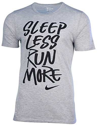 Nike Men's Dri-Fit Sleep Less Run More Running T-Shirt-
