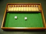 Deluxe Shut the Box with 12 Numbers and Dice