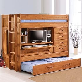 Discovery All In One 4 Drawer Twin Twin Dresser Mirror Chair by 