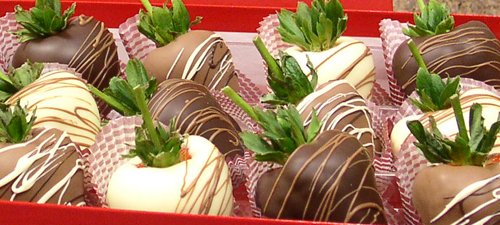 One Dozen Chocolate Covered Strawberries