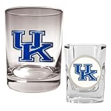 Kentucky Wildcats NCAA Rocks Glass And Shot Glass Set