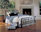 Janis Metal Sleigh King Bed - Hillsdale 1671BKR